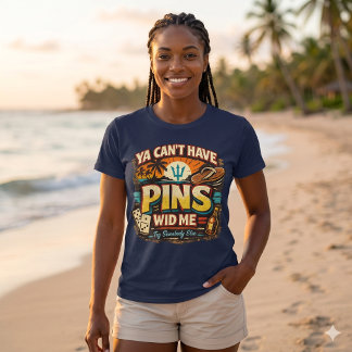 Camiseta Ya Can’t Have Pins Wid Me – Dominó del Caribe