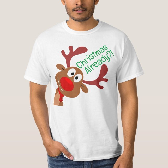 Camiseta ¿Ya es Navidad? (Anverso)