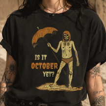 ¿Ya es octubre? Esqueleto divertido de Halloween