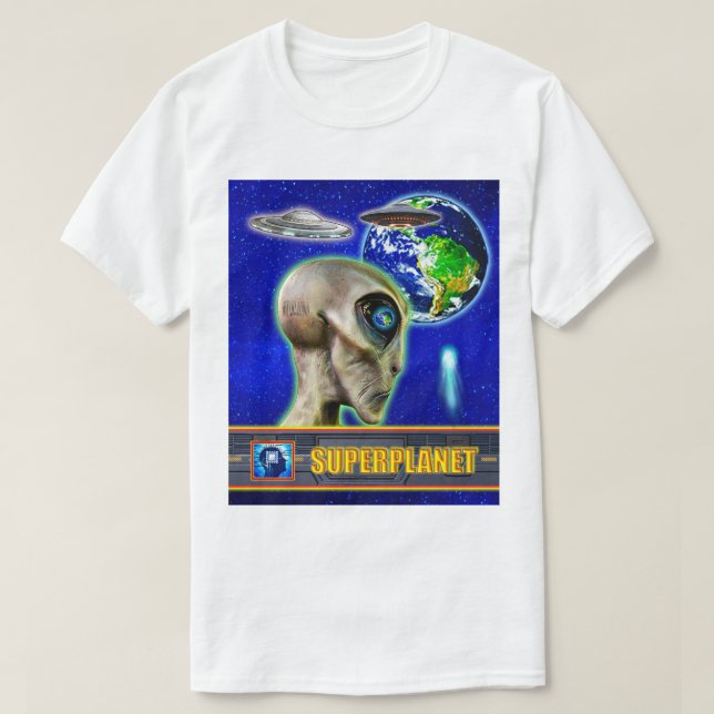Camiseta YA ESTÁN AQUÍ - colección de diseño de SUPERPLANET