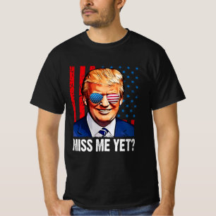 Camiseta ¿Ya me echaron de menos? triunfo contra Biden
