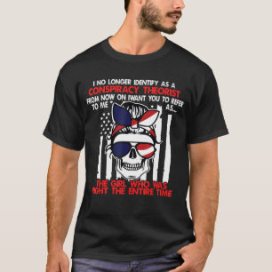 Camiseta Ya No Me Identifico Como Un Teórico De La Conspira