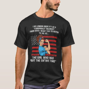 Camiseta Ya No Me Identifico Como Un Teórico De La Conspira