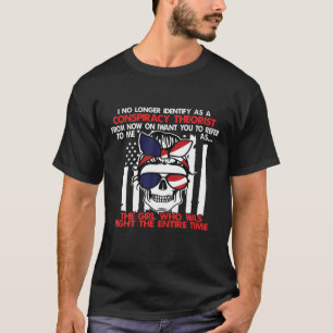 Camiseta Ya No Me Identifico Como Un Teórico De La Conspira