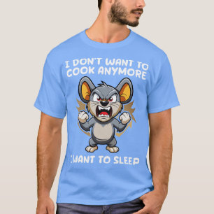 Camiseta ya no quiero cocinar quiero dormir