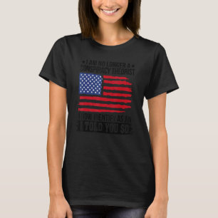 Camiseta Ya No Soy Un Teórico De La Conspiración