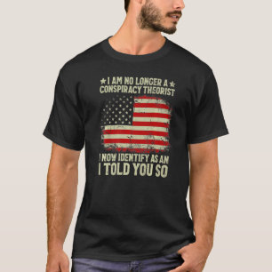 Camiseta Ya No Soy Un Teórico De La Conspiración De La Band