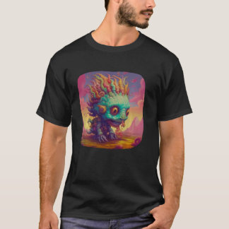 Camiseta YA Sci Fi Aliens Curious T Dragon Dream Colorful F