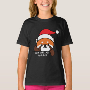 Camiseta ¿Ya Se Rompe El Navidad? Panda rojo