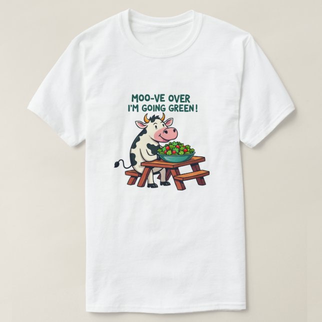 Camiseta ¡Ya terminé, me estoy volviendo verde! (Diseño del anverso)