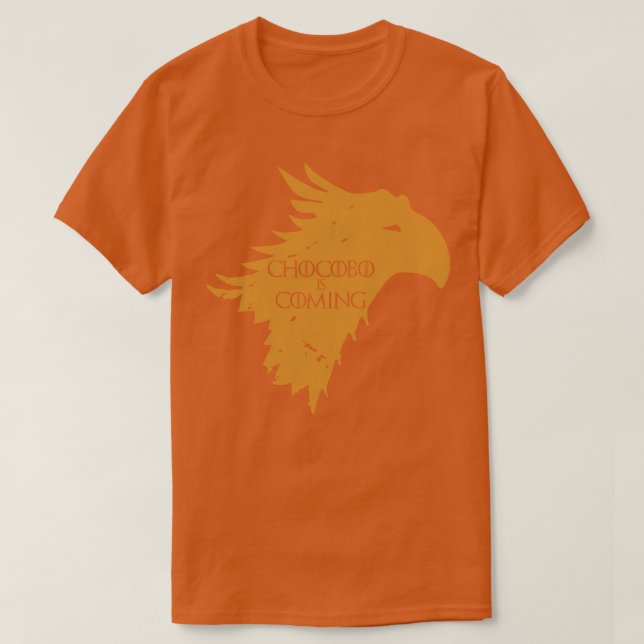 Camiseta Ya viene el Chocobo (Diseño del anverso)