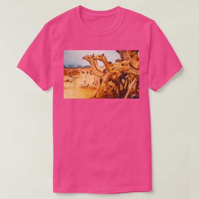 Camiseta Ya vienen los camellos (Diseño del anverso)