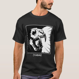 Camiseta Yabai, un gato japonés minimalista que se burla de