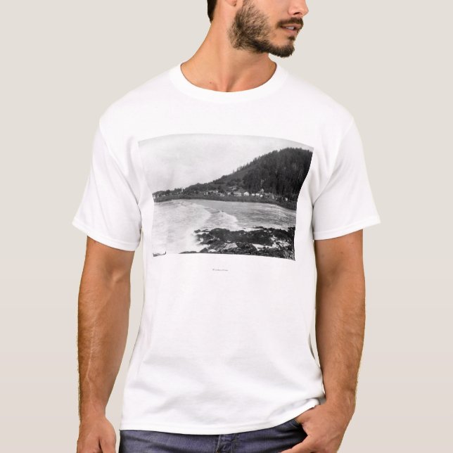 Camiseta Yachats, opinión de la ciudad de Oregon y (Anverso)