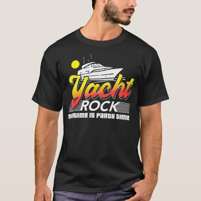 Camiseta Yacht Rock Maritime es Fiesta Fiesta de barcos (Anverso)