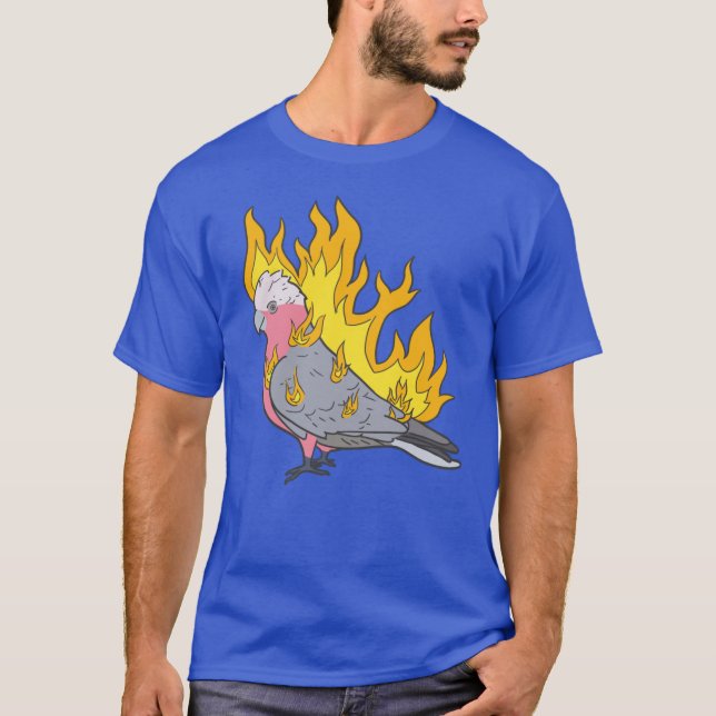 Camiseta YAH FLAMIN GALAH retro español (Anverso)
