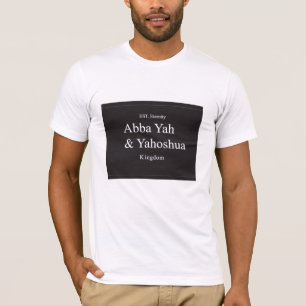 Camiseta yah y yahoshua del abba