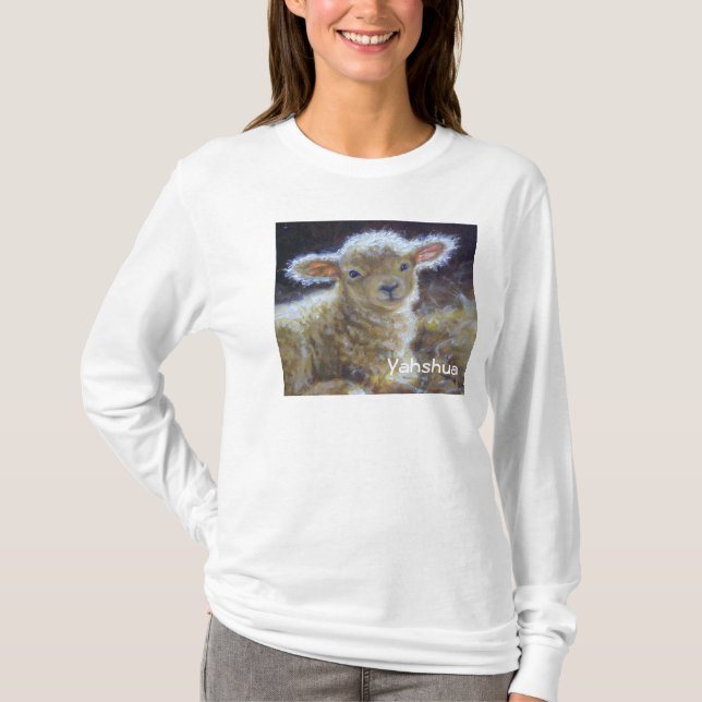 Camiseta Yahshua, el cordero de Yahweh (Anverso)