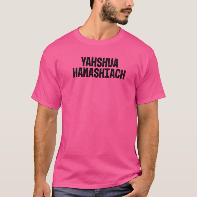 Camiseta Yahshua Hamashiach (Anverso)