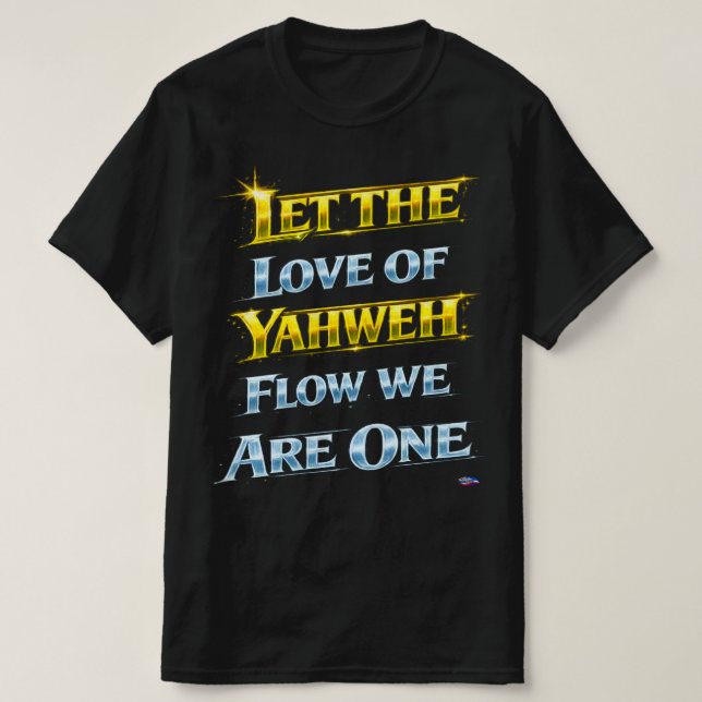 Camiseta YAHWEH Es amor (Diseño del anverso)