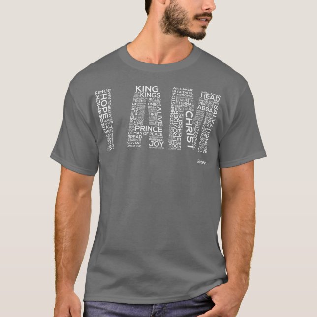 Camiseta Yahweh YHWH Dios, fe cristiana (Anverso)