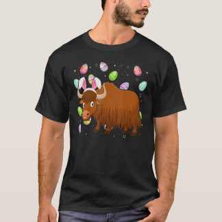 Camiseta Yak Bunny Easter Egy Funny Yak Easter Sunday