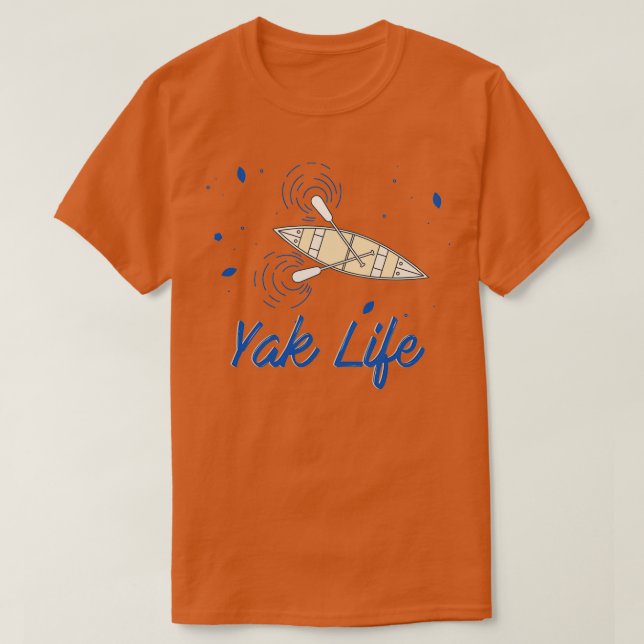 Camiseta Yak Life Kayak (Diseño del anverso)