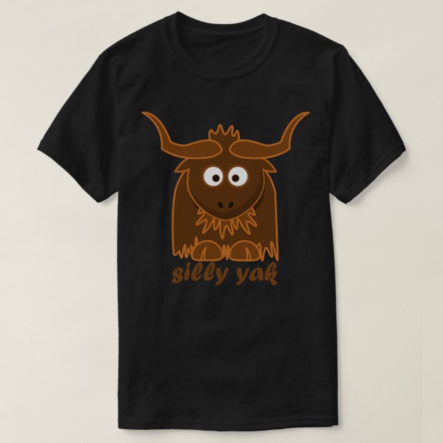 Camiseta Yak silly para celiaco (Diseño del anverso)