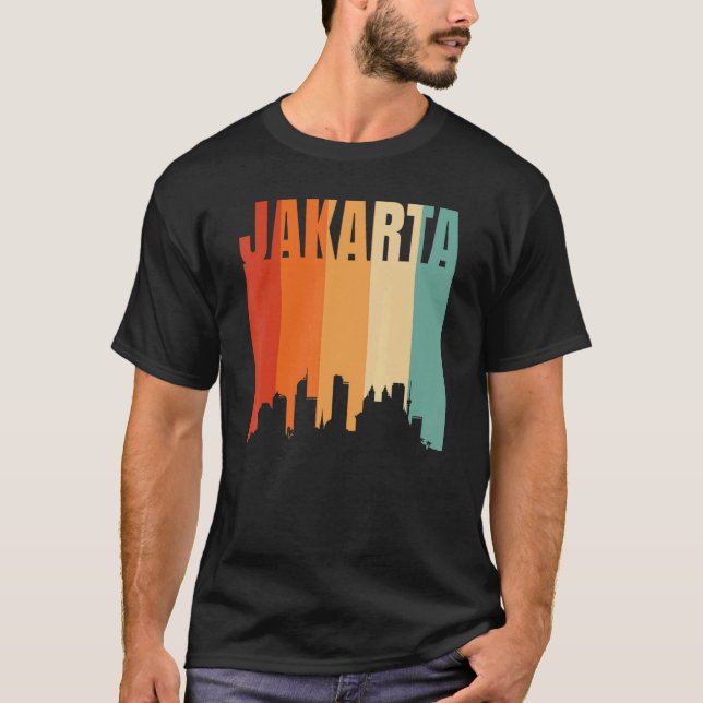 Camiseta Yakarta Skyline (Anverso)