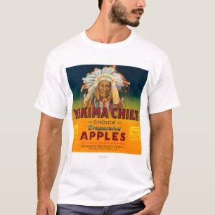 Camiseta Yakima principal Apple etiqueta - Yakima, WA