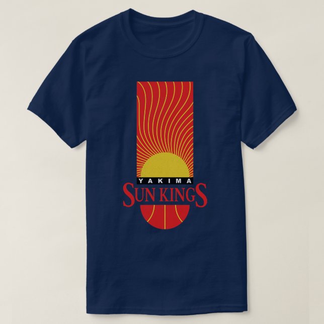 Camiseta Yakima Sun Kings CBA 1990 (Diseño del anverso)