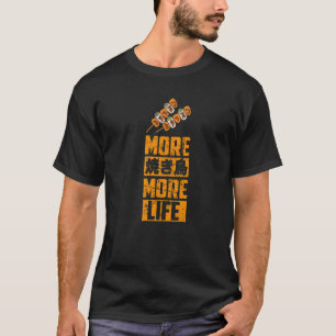 Camiseta Yakitori Más Yakitori Más Vida Japonesa Kanji Ja