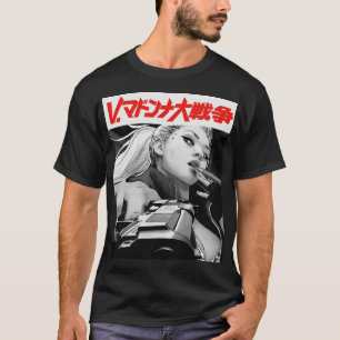 Camiseta Yakuza Chica japonés de ciberpunk estilo urbano