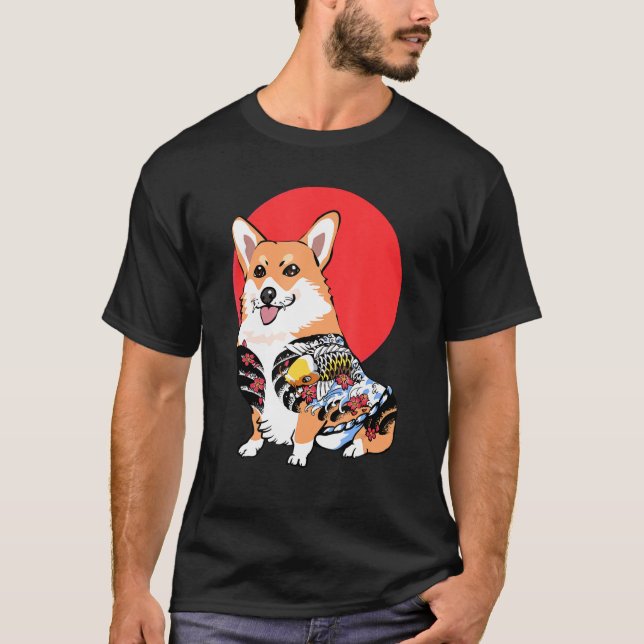 Camiseta Yakuza Corgi (Anverso)