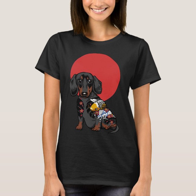 Camiseta Yakuza Dachshund (Anverso)