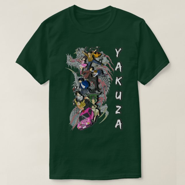 Camiseta Yakuza yakuza 0 1 2 3 4 5 kiwami almas muertas  (Diseño del anverso)