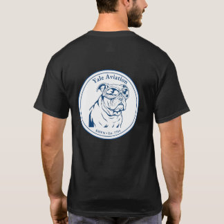 Camiseta Yale Aviation, Est. 1964, negro