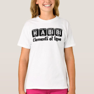Camiseta Yalla Habibi Funny palabra árabe libanesa amor