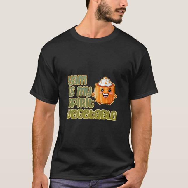 Camiseta Yam es mi espíritu Vegetable clásico (Anverso)