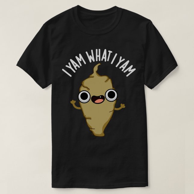 Camiseta Yam Lo Que Yam Cute Veggie Pun (Diseño del anverso)