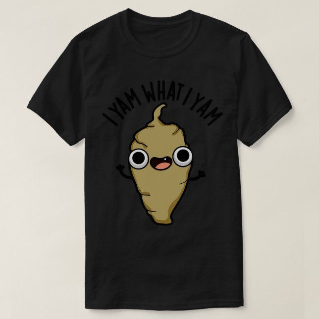 Camiseta Yam Lo Que Yam Cute Veggie Pun 1 (Diseño del anverso)