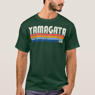 Camiseta Yamagata estilo retro vintage 70's 80s, Japón