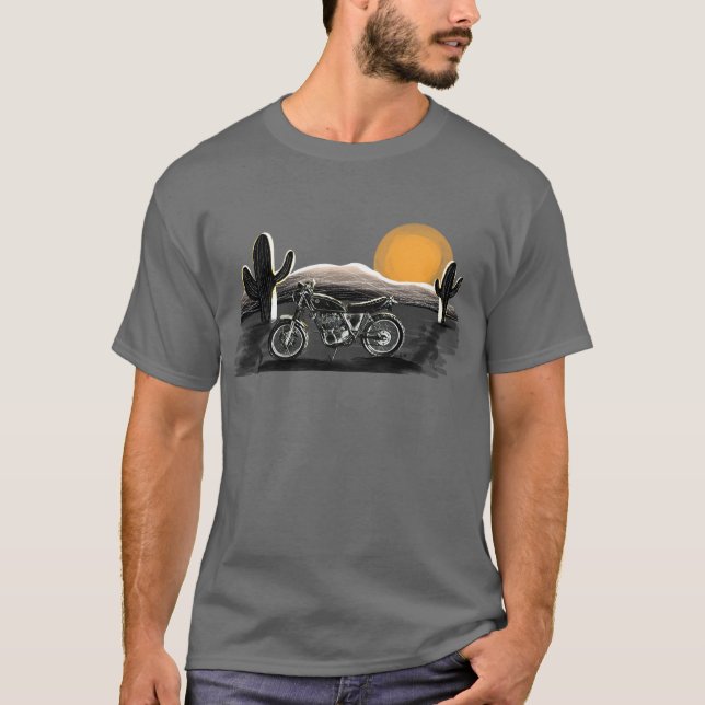 Camiseta YAMAHA SR400 amante (Anverso)