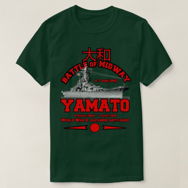 Camiseta YAMATO Ww2 (Diseño del anverso)