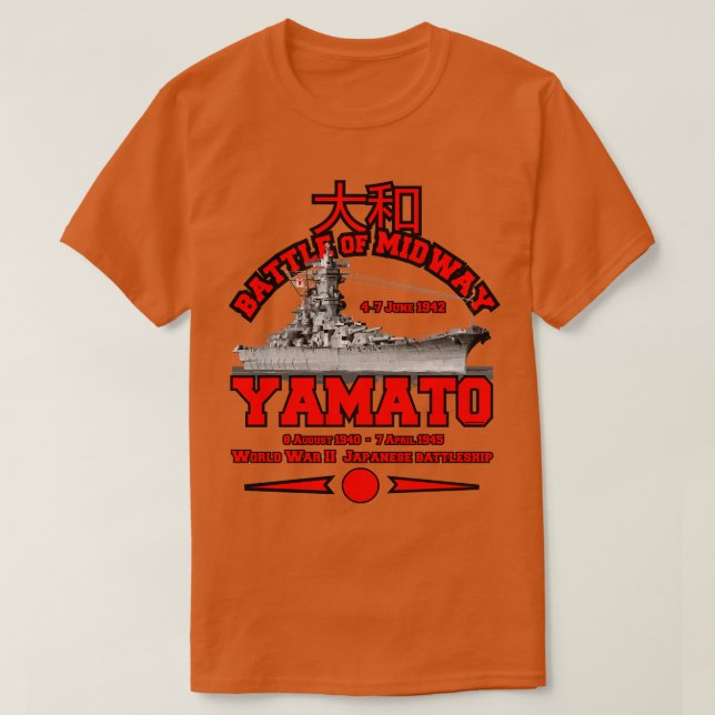 Camiseta YAMATO Ww2 (Diseño del anverso)