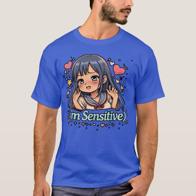 Camiseta Yamete Kudasai I’m Sensitive – Playful Anime Humor (Anverso)