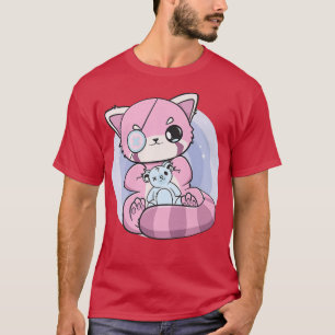 Camiseta Yami Kawaii Red Panda Bear Fairy Kei Harajuku Nugo