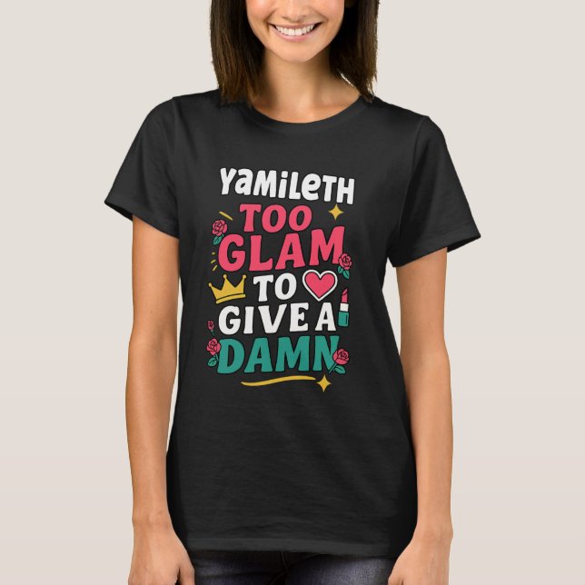 Camiseta YAMILETH Personalized Women's Gift Custom YAMILETH (Anverso)