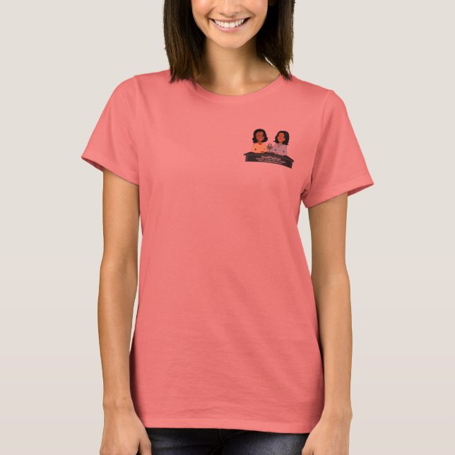 Camiseta YandBPodcast Tortuga femenina (mangas cortas) (Anverso)