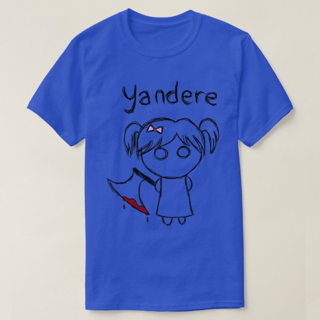 Camiseta Yandere (Diseño del anverso)